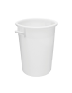 Contenitore con maniglie per alimenti in HDPE - capacità Lt. 75 - diametro cm 49- altezza cm 57