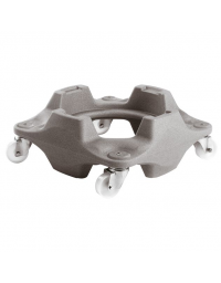 Supporto mobile in polipropilene per contenitori per alimenti da Lt 75 e Lt. 100 - cm 53,2x53,2x24,7h