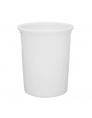 Contenitore senza maniglie per alimenti in HDPE - capacità Lt. 150 - diametro cm 61 - altezza cm 70