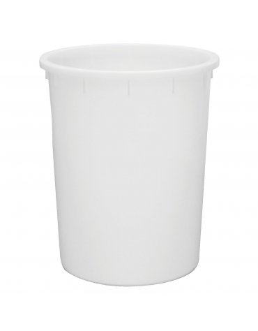 Contenitore senza maniglie per alimenti in HDPE - capacità Lt. 200 - diametro cm 67 - altezza cm 80