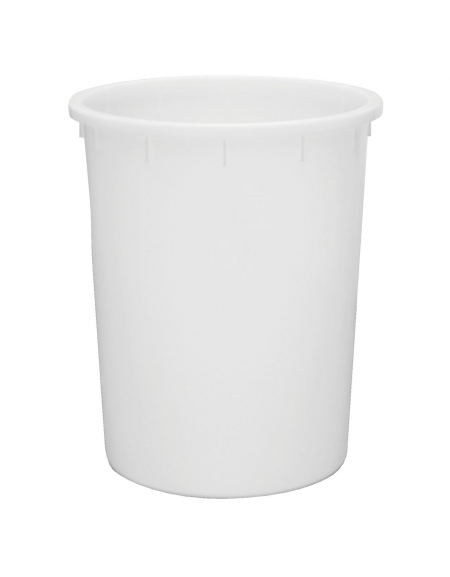 Contenitore senza maniglie per alimenti in HDPE - capacità Lt. 200 - diametro cm 67 - altezza cm 80