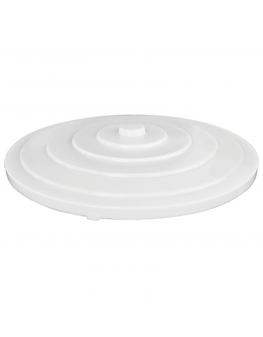 Coperchio per contenitore senza maniglie per alimenti in HDPE - diametro cm 67