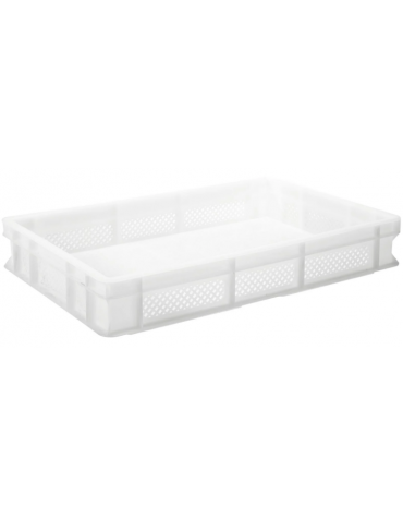 Contenitore con fondo e pareti forate in polietilene - capacità Lt. 12 - cm 60x40x7h