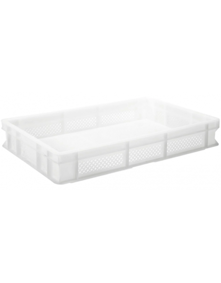 Contenitore con fondo e pareti forate in polietilene - capacità Lt. 12 - cm 60x40x7h