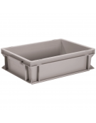 Contenitore sovrapponibile con fondo e pareti chiuse in polietilene - capacità Lt. 10 - cm 40x30x12h