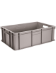 Contenitore sovrapponibile con fondo e pareti chiuse in polietilene - capacità Lt. 27 - cm 60x40x15h