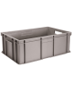 Contenitore sovrapponibile con fondo e pareti chiuse in polietilene - capacità Lt. 90 - cm 60x40x45h