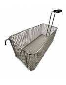 Cestello per friggitrice con 1 manico - Dimensioni cm 11,3x29x12h - Adatto per una friggitrice con profondità esterne cm 60