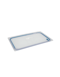 Coperchio ermetico con guarnizione per bacinelle GN 1/1 in polipropilene - mm 530x325