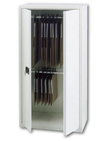 ARMADIO PORTACARTELLE CON PORTE CM 75X50X146H