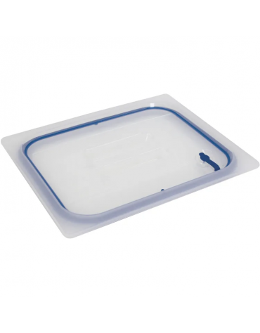 Coperchio ermetico con guarnizione per bacinelle GN 1/2 in polipropilene - mm 325x265