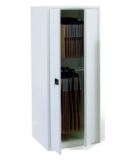 ARMADIO PORTACARTELLE CON PORTE CM 75X70X187H