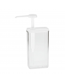Dosatore Rettangolare in PMMA trasparente - 1,65 Litri