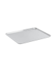 Vassoio espositore rettangolare in acciaio inox - cm 31x24x0,5h