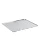 Vassoio espositore rettangolare in acciaio inox - cm 36x28,5x0,5h