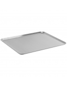 Vassoio espositore rettangolare in acciaio inox - cm 40x32,5x0,5h