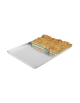 Vassoio espositore rettangolare in alluminio - cm 37,5x24,5x1h
