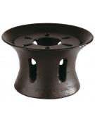 Rechaud scaldino per teiera in ghisa smaltata - diametro cm 13 - altezza cm 7,5