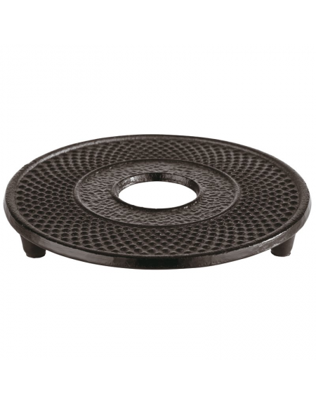 Sottoteiera in ghisa smaltata - diametro cm 13,5 - altezza cm 1,5