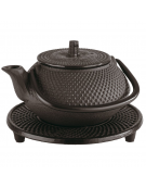 Sottoteiera in ghisa smaltata - diametro cm 13,5 - altezza cm 1,5