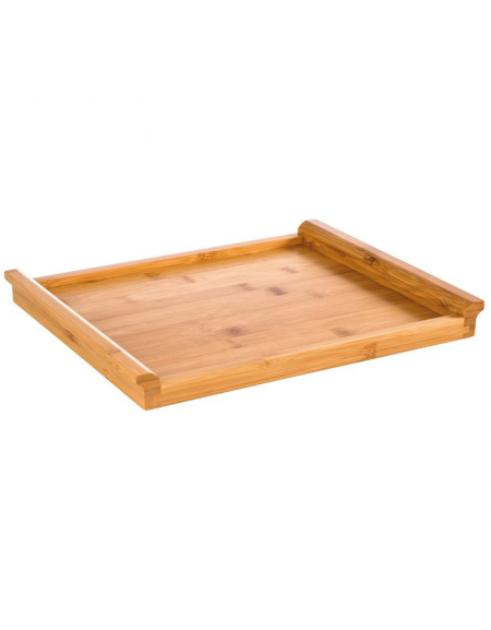 Vassoio rettangolare in legno - cm 32,5x26,5x3h