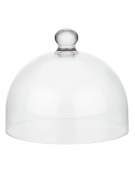 Cloche campana in policarbonato trasparente - diametro cm 21 - altezza cm 17