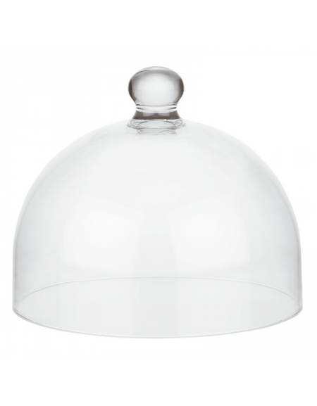 Cloche campana in policarbonato trasparente - diametro cm 21 - altezza cm 17