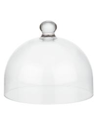 Cloche campana in policarbonato trasparente - diametro cm 21 - altezza cm 17
