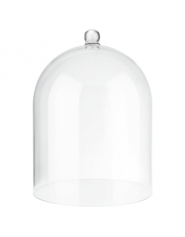 Cloche campana in policarbonato trasparente - diametro cm 30 - altezza cm 40