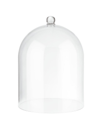 Cloche campana in policarbonato trasparente - diametro cm 30 - altezza cm 40
