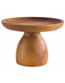 Alzata torta in legno d’acacia - diametro cm 13 - altezza cm 9