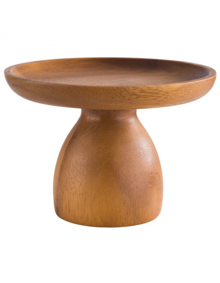 Alzata torta in legno d’acacia - diametro cm 13 - altezza cm 9