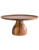 Alzata torta in legno d’acacia - diametro cm 33 - altezza cm 16