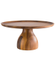 Alzata torta in legno d’acacia - diametro cm 33 - altezza cm 16