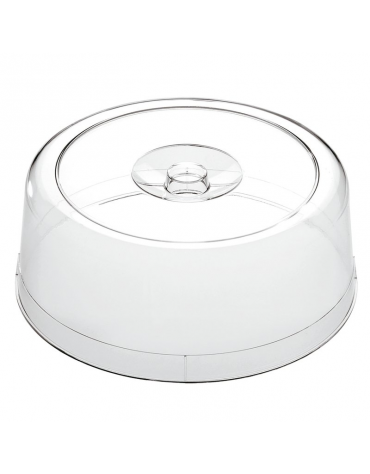 Cloche in polistirene trasparente - diametro cm 30 - altezza cm 11,5