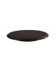 Vassoio rotondo per torta o formaggi in melamina effetto ardesia - diametro cm 21,5 - altezza cm 2,5