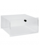 Contenitore espositore in PMMA trasparente per alzata DN25887 - cm 34x32x17,5h