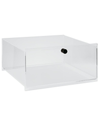 Contenitore espositore in PMMA trasparente per alzata DN25887 - cm 34x32x17,5h
