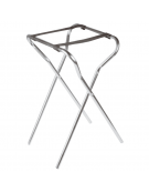 Alzata per vassoi in acciaio cromato - cm 38x48x74h