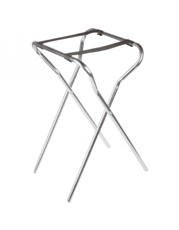 Alzata per vassoi in acciaio cromato - cm 38x48x74h