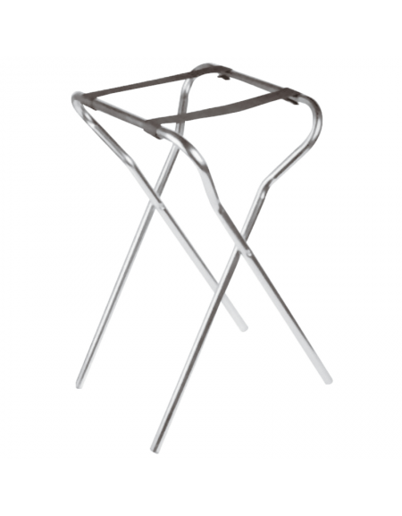 Alzata per vassoi in acciaio cromato - cm 38x48x74h