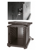 Contenitore isotermico in polipropilene con presa corrente - Lt. 128 - Temperatura -40/+120°C - cm 60x72x63h