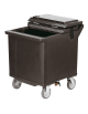 Carrello portaghiaccio in polietilene - portata Kg 57 kg  - cm 71x56,5x73h