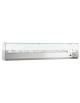 Vetrina refrigerata in acciaio inox con vetri per banco pizzeria - predisposta per 10 bacinelle GN 1/4 - mm 2000x335x435h