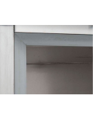 Armadio refrigerato inox - refrigerazione ventilata e guide stampate - Lt. 450 - temp. -2/+8°C - Classe D - cm 68x73x197,5h