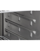Armadio congelatore inox - refrigerazione ventilata - capacità Lt. 450 - temperatura -18/-22°C - Classe D - cm cm 68x73x197,5h