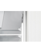Armadio refrigerato bianco con interno in termoformato - temp. +2/+8 °C - 4 griglie pasticceria cm 60x40 - cm 74x68x180h