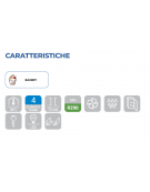 Armadio refrigerato per pasticceria, in acciaio inox, refrigerazione statica - cm 97,5x74x202,5h