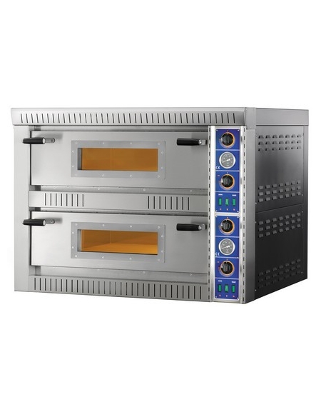 Forno per 6+6 pizze elettrico Doppia camera da cm 70x105x14h