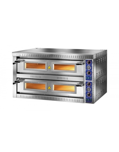 Forno per 6+6 pizze elettrico Doppia camera da cm 105x70x14h